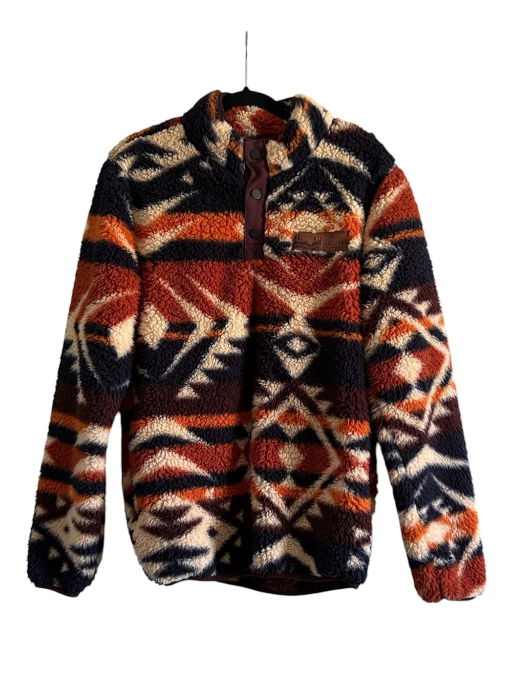 Home Free Southwest Sherpa Fleece Pullover Size Small